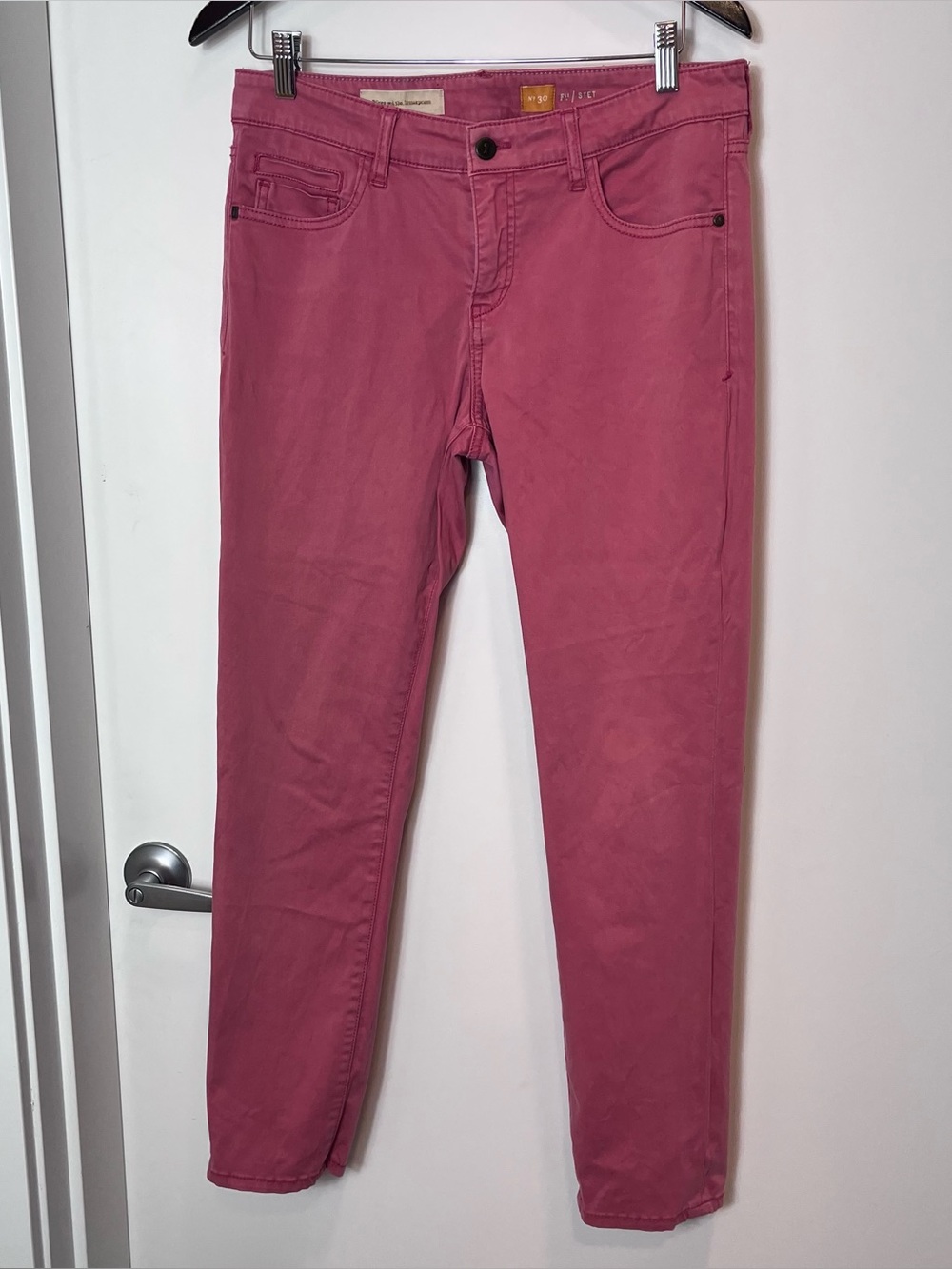 Pilcro Anthropologie Jeans Womens 30 Pink‎ Stet Denim Cotton Stretch Scene LMFAO
